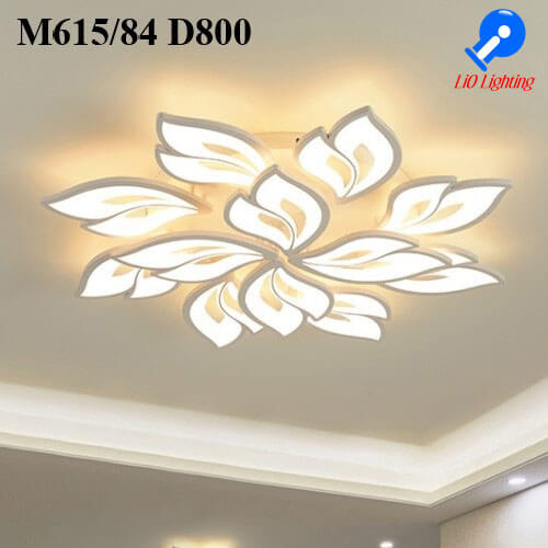 Đèn Mâm Ốp Trần 12 Tay Hình Đuôi Hồ Ly M615/84