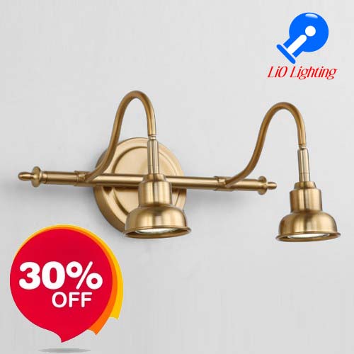 Đèn Soi Tranh Mạ Đồng Lio Lighting S24/2