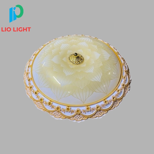 Đèn Mâm Ốp Trần Cổ Điển Phòng Ngủ, Phòng Khách, Ban Công | Lio M309