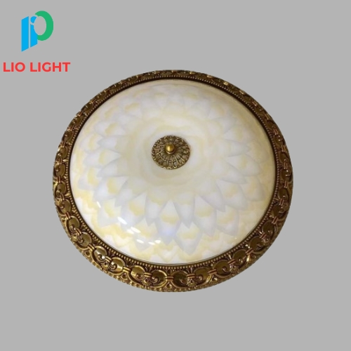 Đèn Mâm Ốp Trần Cổ Điển Phòng Ngủ, Phòng Khách, Ban Công | Lio M310